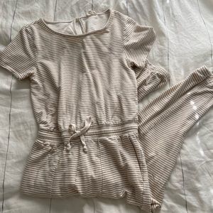 hem & thread pin-stripped jumper